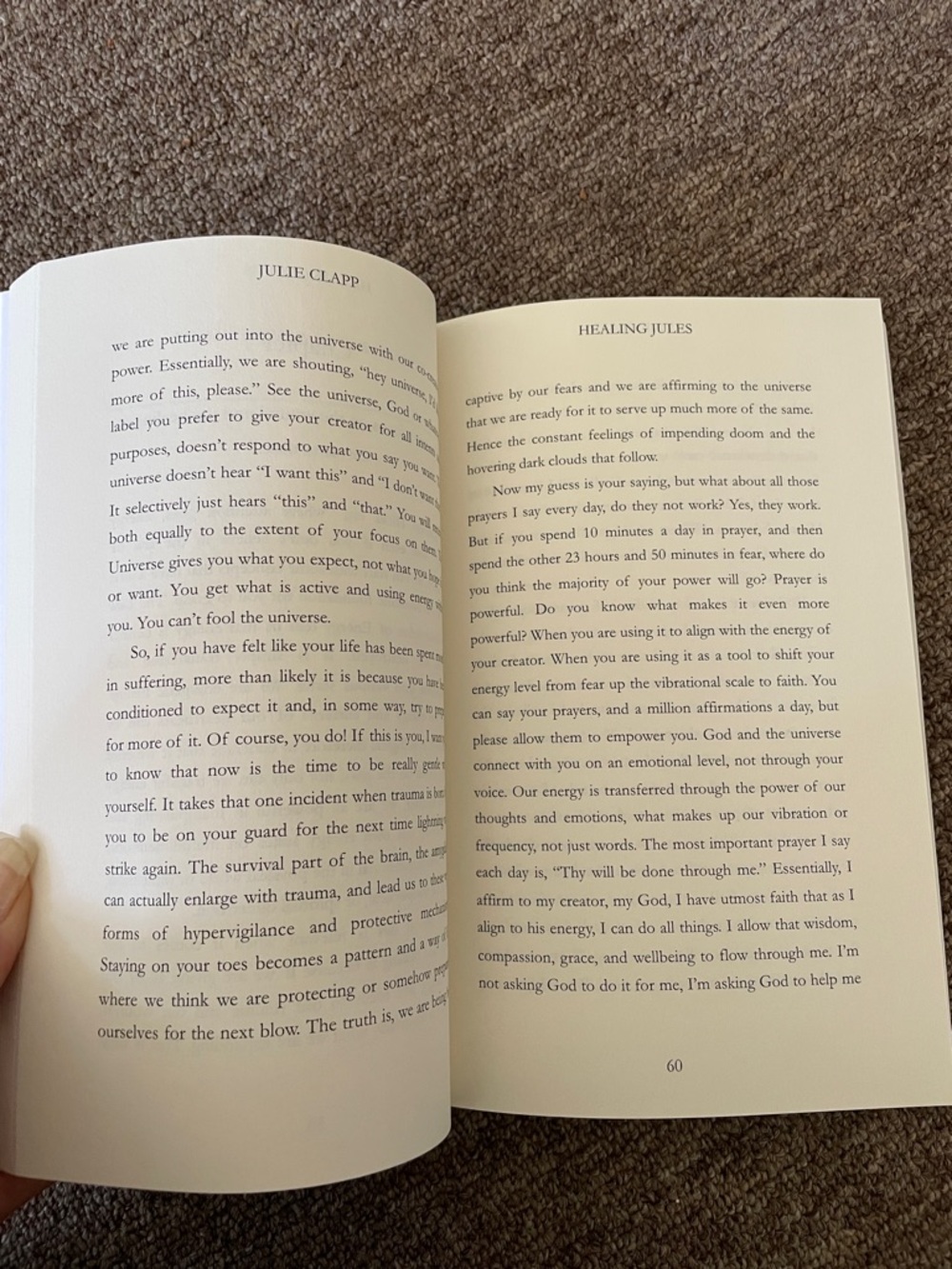 2 Books, Healing Jules by Julie Clapp - & Waling Jules. - Picture 4 of 6
